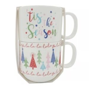 Happy Holidays Stackable Mug Set- 10oz